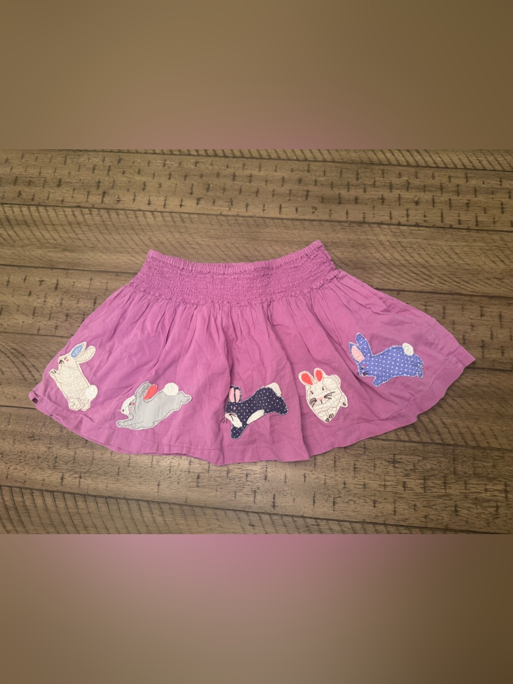 MINI BODEN Lovely Appliqué Rabbits / Bunnies Skirt